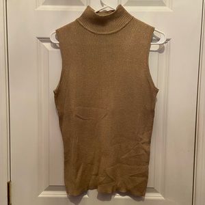 Sparkly turtleneck tank ~